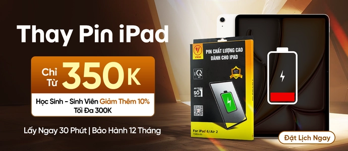 Thay Pin iPad giá chỉ từ 350.000đ